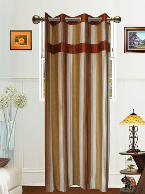 6% OFF on Dekor World 275 cm (9 ft) Polyester Long Door Curtain Single Curtain(Abstract, Brown) 6% OFF on Dekor World 275 cm (9 ft) Polyester Long Door Curtain Single Curtain(Abstract, Brown)