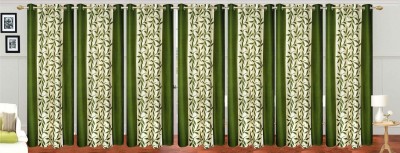 

Ville Style 214 cm (7 ft) Polyester Door Curtain (Pack Of 8)(Floral, Green)