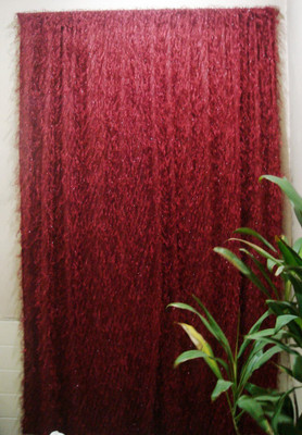 

Little Home 220 cm (7 ft) Polyester Window & Door Curtain (Pack Of 2)(Abstract, Burgundy-05)