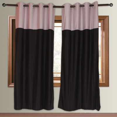 17% OFF on Dekor World 150 cm (5 ft) Polyester Window Curtain (Pack Of 2)(Abstract, Silver, Black) 17% OFF on Dekor World 150 cm (5 ft) Polyester Window Curtain (Pack Of 2)(Abstract, Silver, Black)