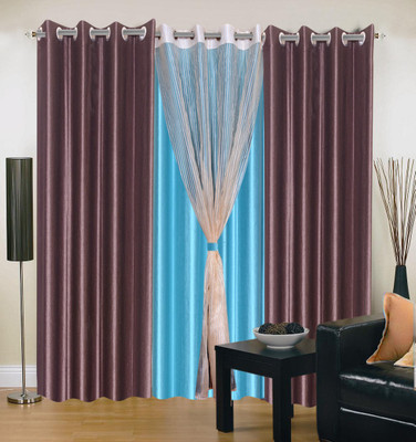 45% OFF on Madhav product 212 cm (7 ft) Polyester Door Curtain (Pack Of 4)(Solid, Multicolor) 45% OFF on Madhav product 212 cm (7 ft) Polyester Door Curtain (Pack Of 4)(Solid, Multicolor)