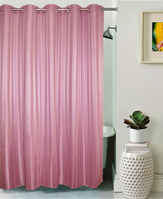 

Lushomes 208 cm (7 ft) Polyester Shower Curtain Single Curtain(Plain, Lilas)