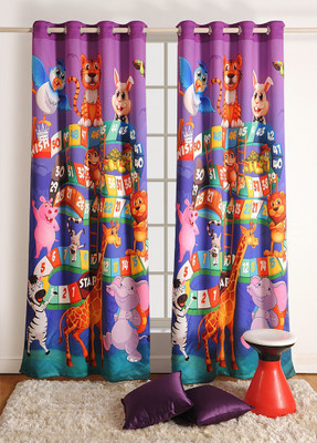 

Swayam 152.4 cm (5 ft) Polyester Window Curtain Single Curtain(Printed, Multicolor)