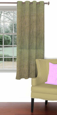 

Skipper 153 cm (5 ft) Blends Window Curtain Single Curtain(Striped, DK Grey)