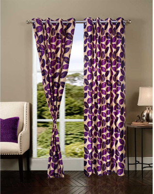 

JT International 213.36 cm (7 ft) Polyester Door Curtain (Pack Of 2)(Abstract, Multicolor)