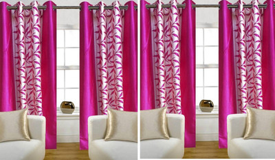 

Abhi Decor 274 cm (9 ft) Polyester Long Door Curtain (Pack Of 4)(Printed, Multicolor)