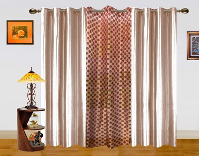8% OFF on Dekor World 215 cm (7 ft) Polyester Door Curtain (Pack Of 3)(Geometric, Brown, Beige) 8% OFF on Dekor World 215 cm (7 ft) Polyester Door Curtain (Pack Of 3)(Geometric, Brown, Beige)