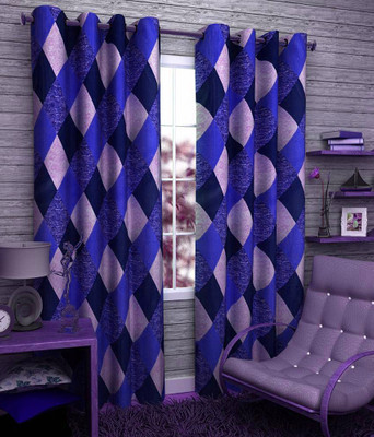 67% OFF on Homefab India Polyester Window Curtain 152.5 cm (5 ft) Pack of 2(Geometric Blue) 67% OFF on Homefab India Polyester Window Curtain 152.5 cm (5 ft) Pack of 2(Geometric Blue)