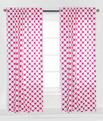 

Bacati 106.48 cm (3 ft) Cotton Window & Door Curtain (Pack Of 2)(Geometric, Multicolor)