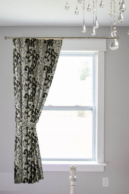 

Threadmix 152 cm (5 ft) Polyester Window Curtain Single Curtain(Abstract, Multicolor)