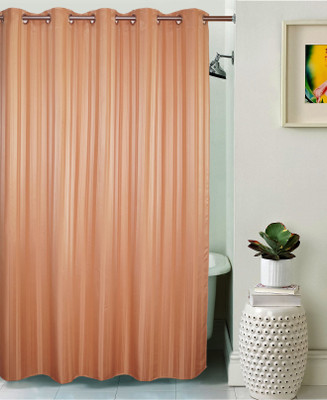

Lushomes 208 cm (7 ft) Polyester Shower Curtain Single Curtain(Plain, Almost Apricot)
