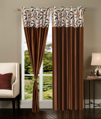 

JT International 213.36 cm (7 ft) Polyester Door Curtain (Pack Of 2)(Solid, Multicolor)