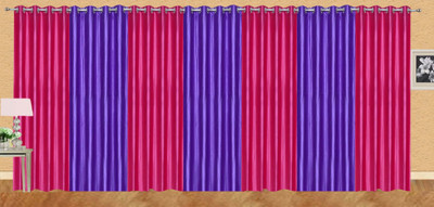 

Stella Creations 214 cm (7 ft) Polyester Door Curtain (Pack Of 7)(Solid, Pink, Purple)