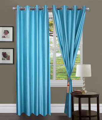 

JT International 213.36 cm (7 ft) Polyester Door Curtain (Pack Of 2)(Geometric, Multicolor)