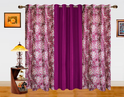 9% OFF on Dekor World 215 cm (7 ft) Polyester Door Curtain (Pack Of 3)(Geometric, Purple) 9% OFF on Dekor World 215 cm (7 ft) Polyester Door Curtain (Pack Of 3)(Geometric, Purple)