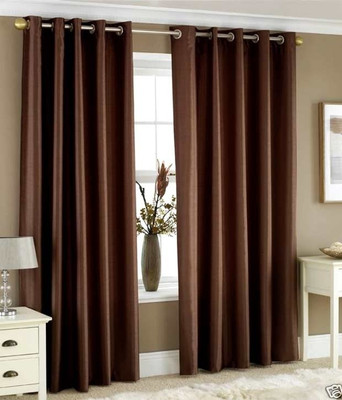 54% OFF on Hargunz 213.36 cm (7 ft) Polyester Door Curtain (Pack Of 2)(Solid, Brown) 54% OFF on Hargunz 213.36 cm (7 ft) Polyester Door Curtain (Pack Of 2)(Solid, Brown)