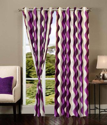 

Zesture 211 cm (7 ft) Polyester Door Curtain (Pack Of 2)(Printed, Multicolor)