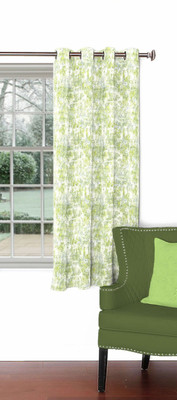 

Skipper 153 cm (5 ft) Blends Window Curtain Single Curtain(Abstract, Green)