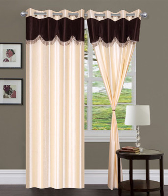 

JT International 213.36 cm (7 ft) Polyester Door Curtain (Pack Of 2)(Printed, Multicolor)