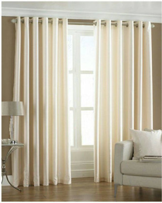 

Abhi Decor 274 cm (9 ft) Polyester Long Door Curtain (Pack Of 2)(Plain, Multicolor)