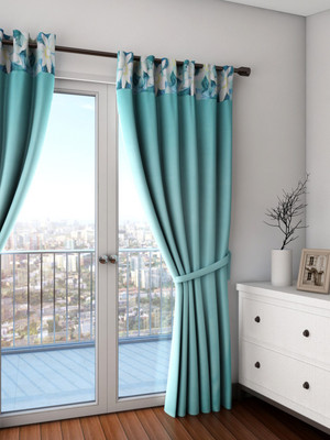 

Swayam 228.6 cm (8 ft) Polyester Door Curtain Single Curtain(Solid, Green, Blue, Yellow), Blue;green;yellow