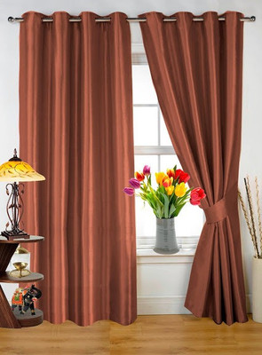 58% OFF on Dekor World 274.32 cm (9 ft) Polyester Long Door Curtain (Pack Of 2)(Solid, Brown) 58% OFF on Dekor World 274.32 cm (9 ft) Polyester Long Door Curtain (Pack Of 2)(Solid, Brown)
