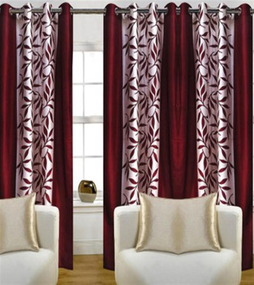 

Profabhome 212 cm (7 ft) Polyester Door Curtain (Pack Of 3)(Solid, Multicolor)