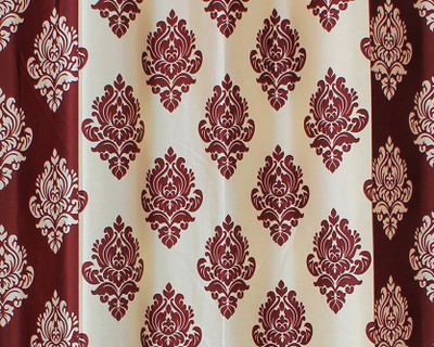 9% OFF on Dekor World 215 cm (7 ft) Polyester Door Curtain (Pack Of 2)(Motif, Maroon) 9% OFF on Dekor World 215 cm (7 ft) Polyester Door Curtain (Pack Of 2)(Motif, Maroon)