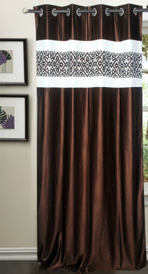 

Decor World 274 cm (9 ft) Polyester Long Door Curtain Single Curtain(Self Design, Multicolor)