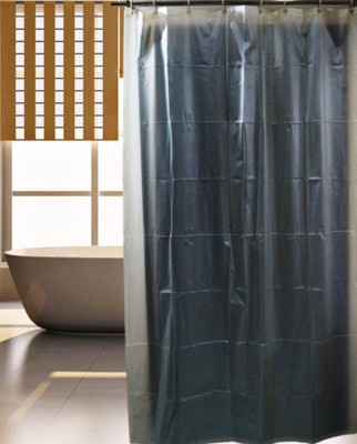 

Snuggle 198 cm (6 ft) PVC Shower Curtain Single Curtain(Printed, Multicolor)