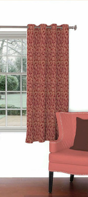 

Skipper 153 cm (5 ft) Blends Window Curtain Single Curtain(Floral, Maroon)