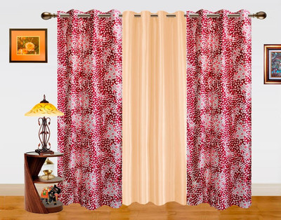 9% OFF on Dekor World 215 cm (7 ft) Polyester Door Curtain (Pack Of 3)(Geometric, Maroon, Beige) 9% OFF on Dekor World 215 cm (7 ft) Polyester Door Curtain (Pack Of 3)(Geometric, Maroon, Beige)