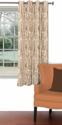 

Skipper 153 cm (5 ft) Blends Window Curtain Single Curtain(Self Design, Red)