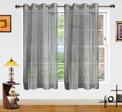 5% OFF on Dekor World 152.4 cm (5 ft) Polyester Window Curtain (Pack Of 2)(Geometric, Silver) 5% OFF on Dekor World 152.4 cm (5 ft) Polyester Window Curtain (Pack Of 2)(Geometric, Silver)