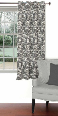 

Skipper 153 cm (5 ft) Blends Window Curtain Single Curtain(Abstract, Grey)