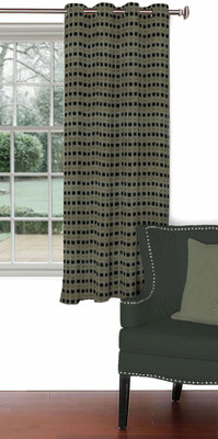

Skipper 153 cm (5 ft) Blends Window Curtain Single Curtain(Striped, Multicolor)