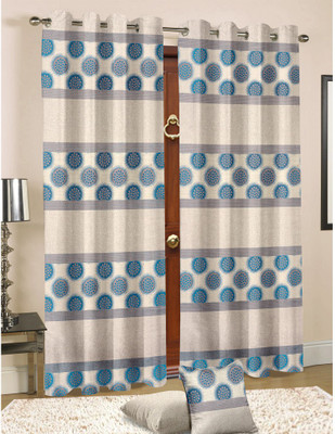 

Cortina 270 cm (9 ft) Jacquard Long Door Curtain Single Curtain(Abstract, Multicolor)