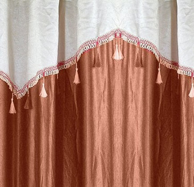 

Cortina 270 cm (9 ft) Polyester Long Door Curtain (Pack Of 2)(Solid, Brown)