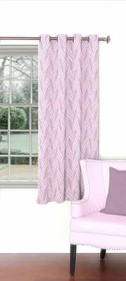 

Skipper 153 cm (5 ft) Blends Window Curtain Single Curtain(Abstract, Pink)