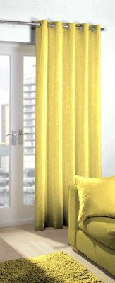 

Skipper 244 cm (8 ft) Polyester Door Curtain Single Curtain(Abstract, Lime)