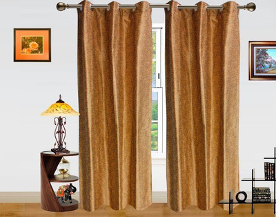 7% OFF on Dekor World 215 cm (7 ft) Polyester Door Curtain (Pack Of 2)(Abstract, Brown) 7% OFF on Dekor World 215 cm (7 ft) Polyester Door Curtain (Pack Of 2)(Abstract, Brown)