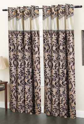 41% OFF on Homefab India 274.5 cm (9 ft) Polyester Long Door Curtain (Pack Of 2)(Motif, Brown) 41% OFF on Homefab India 274.5 cm (9 ft) Polyester Long Door Curtain (Pack Of 2)(Motif, Brown)