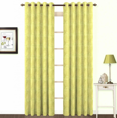 

Skipper 153 cm (5 ft) Cotton Window Curtain Single Curtain(Floral, Green)
