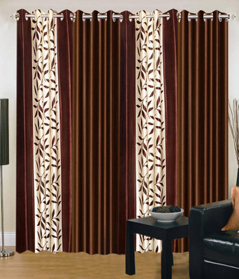 

Design Collections 213 cm (7 ft) Polyester Door Curtain (Pack Of 4)(Printed, Multicolor)