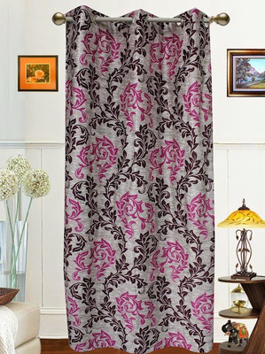 12% OFF on Dekor World 275 cm (9 ft) Polyester Long Door Curtain Single Curtain(Floral, Purple) 12% OFF on Dekor World 275 cm (9 ft) Polyester Long Door Curtain Single Curtain(Floral, Purple)