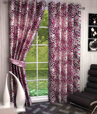 

Zesture 211 cm (7 ft) Polyester Window & Door Curtain (Pack Of 2)(Printed, Multicolor)