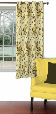 

Skipper 153 cm (5 ft) Blends Window Curtain Single Curtain(Floral, Multicolor)