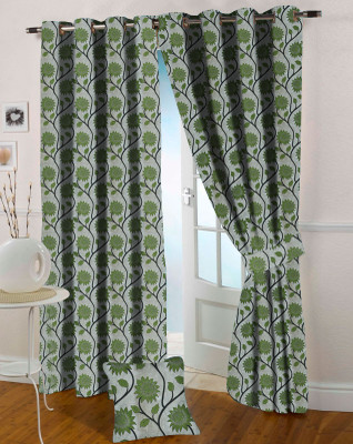 

Presto 210 cm (7 ft) Polyester Door Curtain Single Curtain(Abstract, Green, Grey)