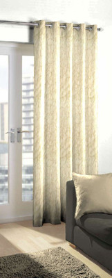 

Skipper 214 cm (7 ft) Blends Door Curtain Single Curtain(Motif, Beige)
