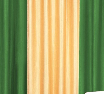 

Cortina 210 cm (7 ft) Polyester Door Curtain (Pack Of 3)(Floral, Green)